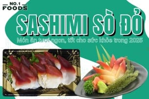 sashimi sò đỏ