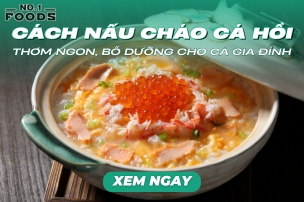 Cách nấu cháo cá hồi